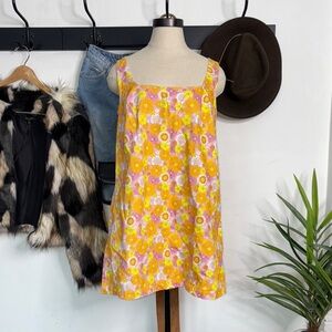 ASOS bright  Floral A-line dress size 12
